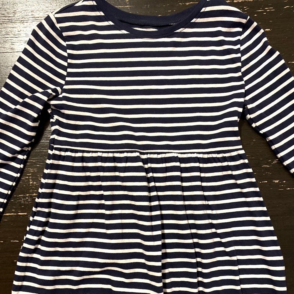 Jersey-Knit-Striped-Print Dress for Girls